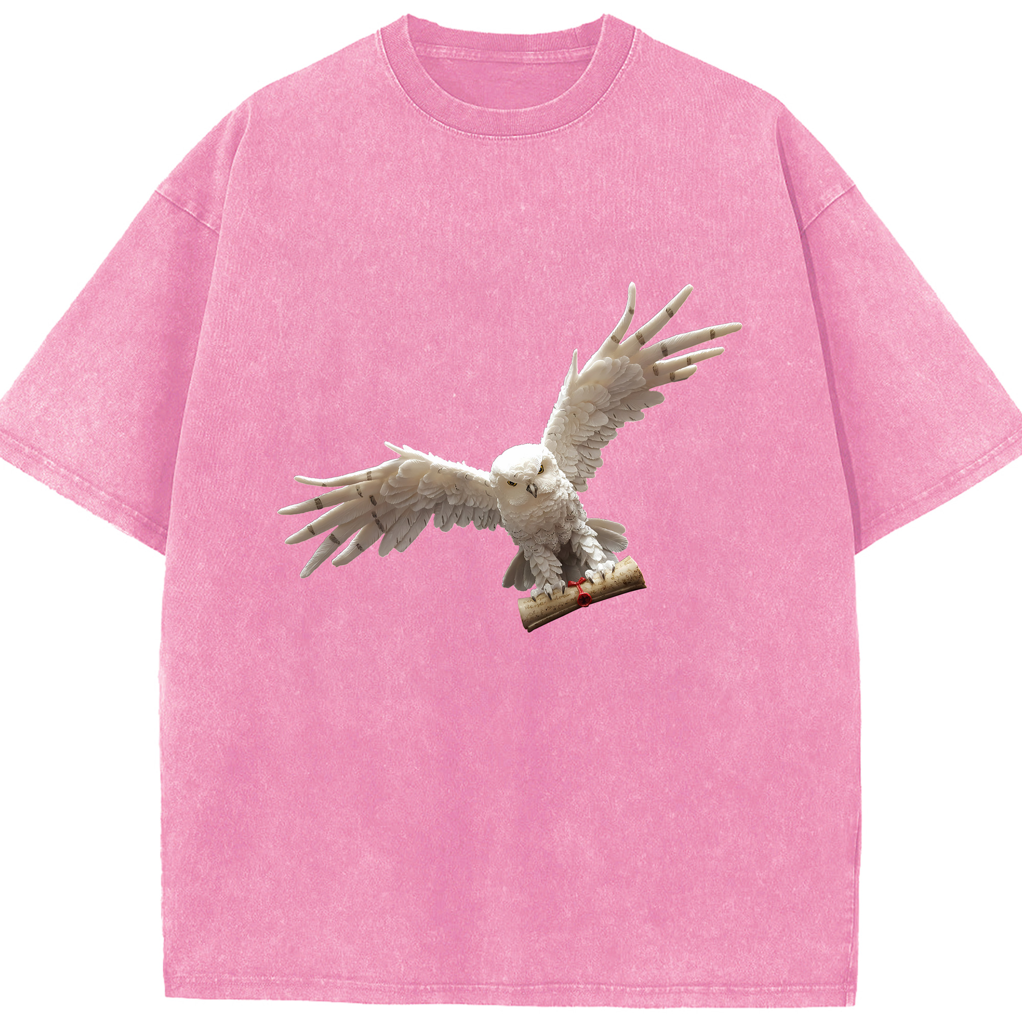 （画像用） Harry Potter ハリー・ポッターシリーズ 綿100% ヴィンテージ風 半袖Tシャツ（フロントプリント）